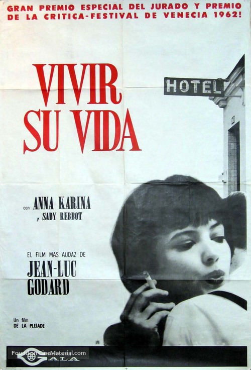 Vivre sa vie: Film en douze tableaux - Spanish Movie Poster