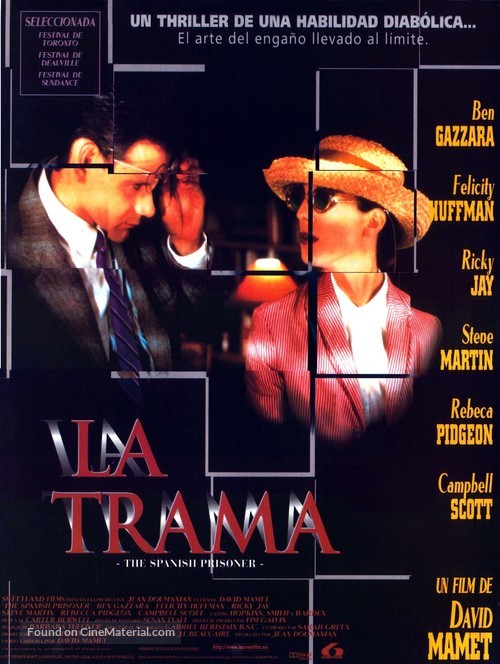 The Spanish Prisoner - Spanish Movie Poster