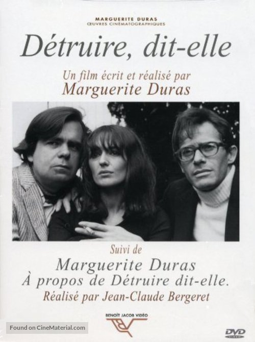 D&eacute;truire, dit-elle - French Movie Cover
