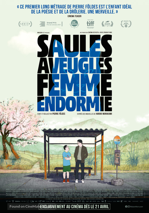 Saules aveugles, femme endormie - Canadian Movie Poster