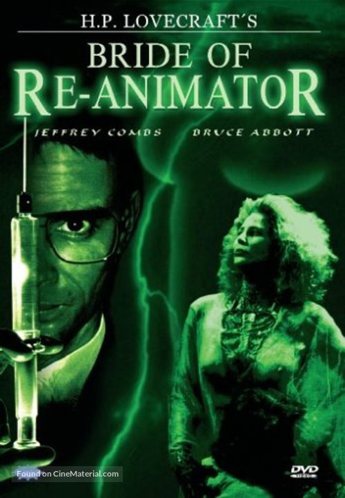 Bride of Re-Animator - DVD movie cover