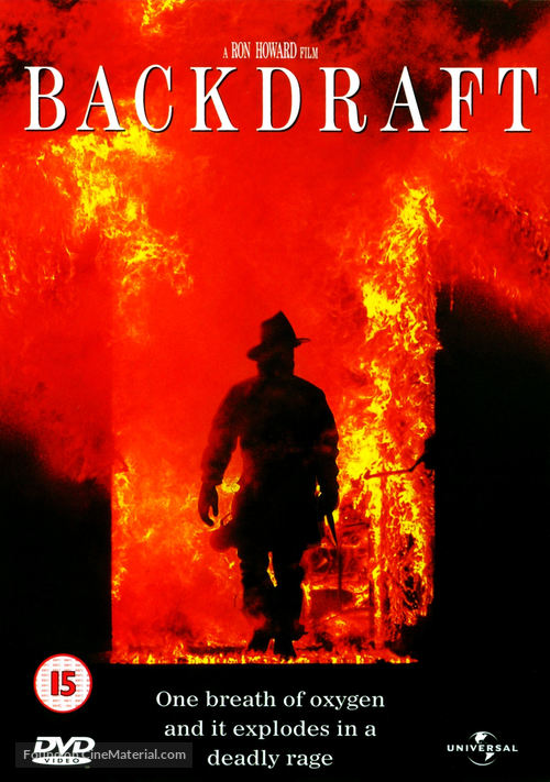 Backdraft - British DVD movie cover