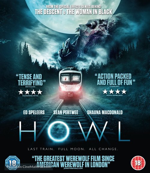 Howl - British Blu-Ray movie cover