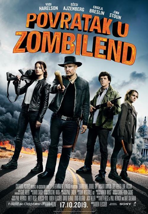 Zombieland: Double Tap - Serbian Movie Poster