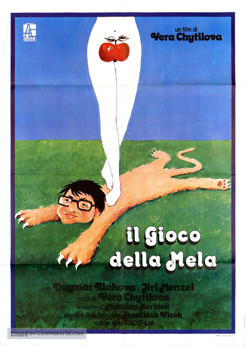 Hra o jablko - Italian Movie Poster