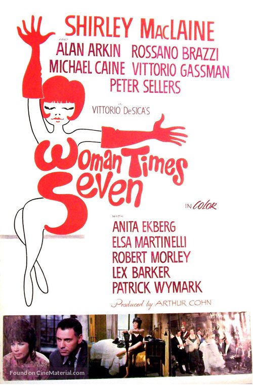Woman Times Seven - Irish Movie Poster