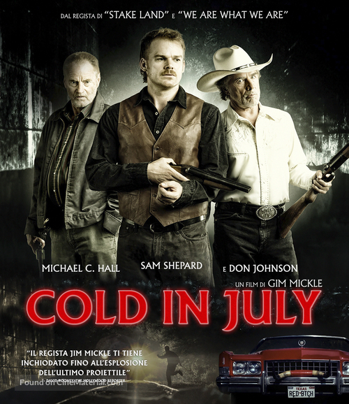 Cold in July - Italian Blu-Ray movie cover