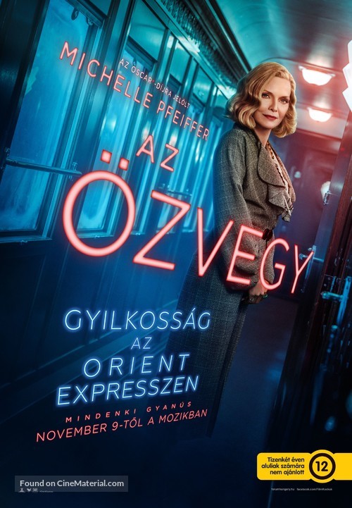 Murder on the Orient Express - Hungarian Movie Poster