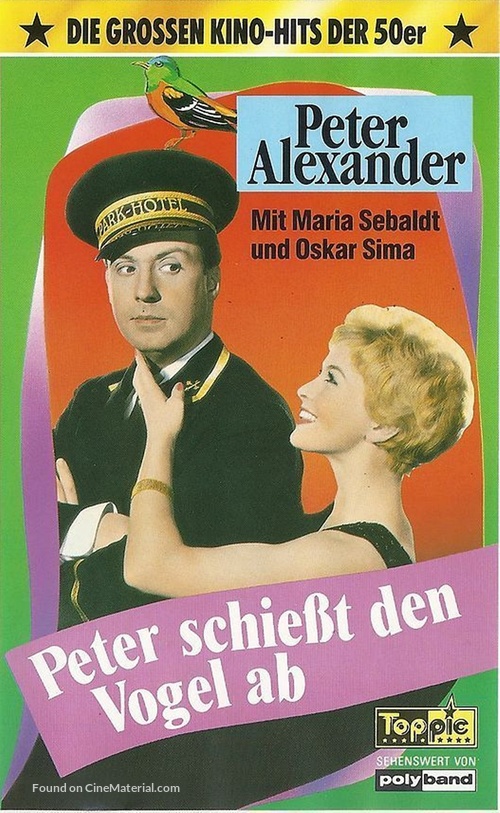 Peter schiesst den Vogel ab - German VHS movie cover