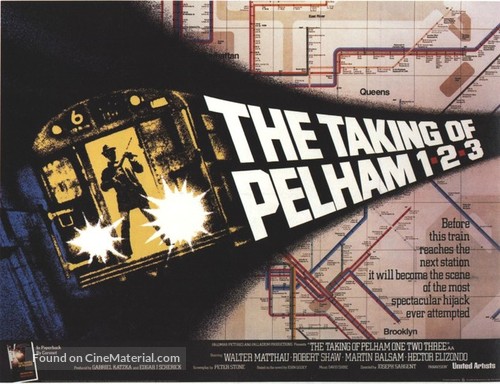 The Taking of Pelham One Two Three - Movie Poster