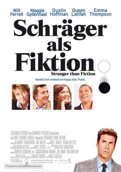 Stranger Than Fiction - German Movie Poster