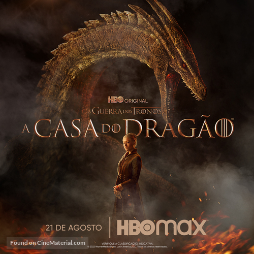 &quot;House of the Dragon&quot; - Brazilian Movie Poster