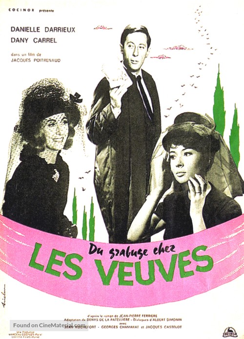 Du grabuge chez les veuves - French Movie Poster