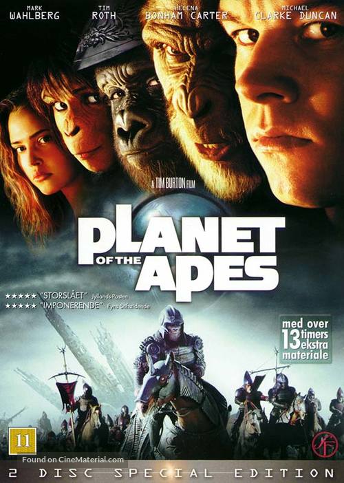 Planet of the Apes - Danish Movie Cover