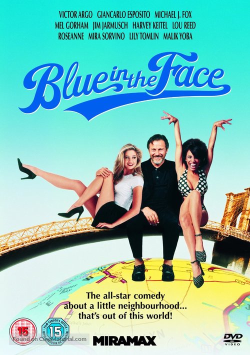 Blue in the Face - British DVD movie cover