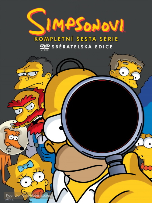 &quot;The Simpsons&quot; - Czech DVD movie cover