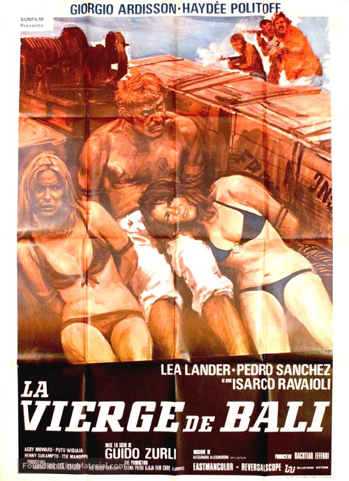 La vergine di Bali - French Movie Poster