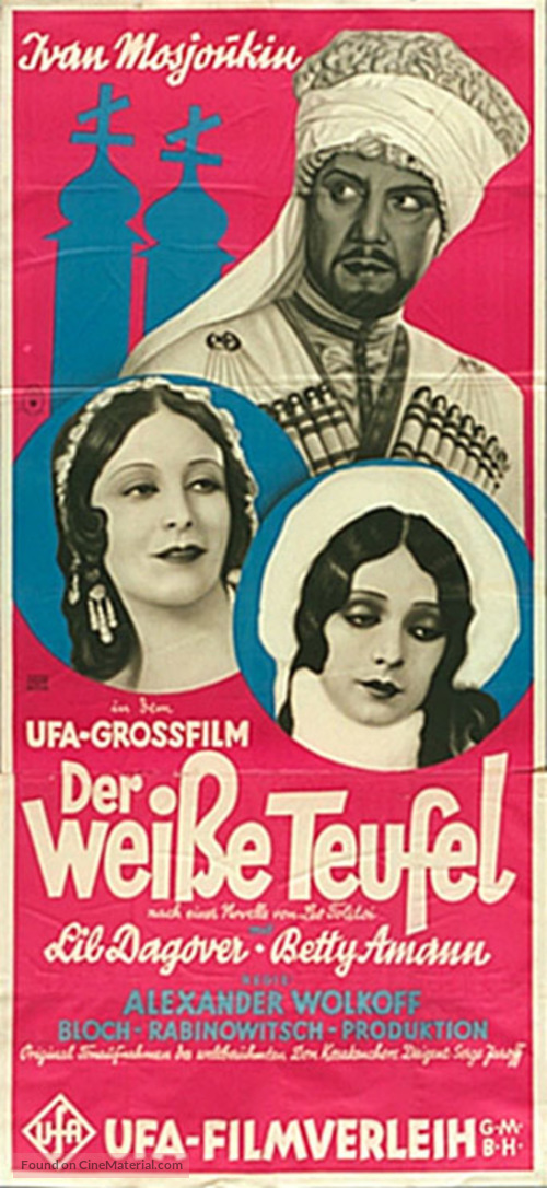 Der wei&szlig;e Teufel - German Movie Poster