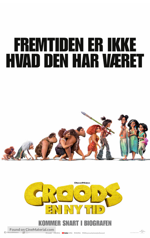 The Croods: A New Age - Danish Movie Poster