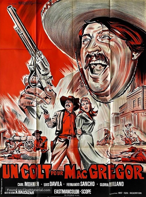 L&#039;Uomo dalla pistola d&#039;oro - French Movie Poster