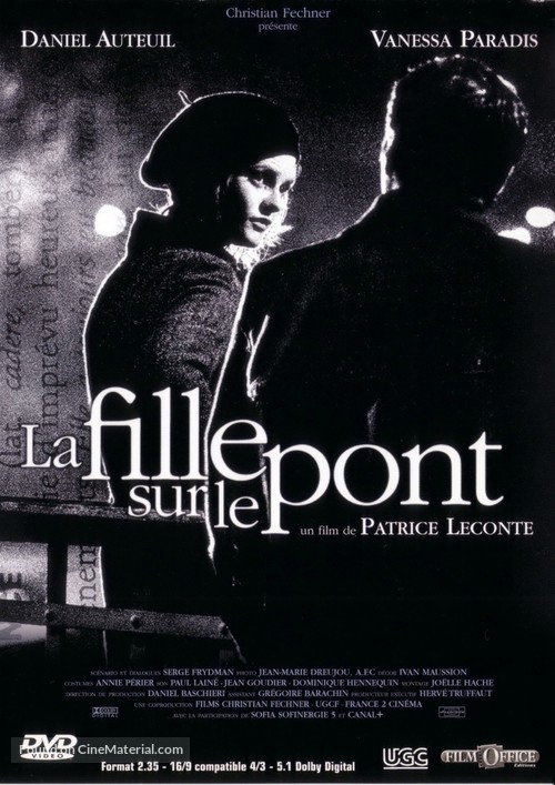 Fille sur le pont, La - French DVD movie cover