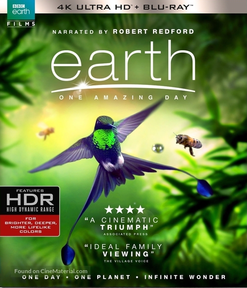 Earth: One Amazing Day - Blu-Ray movie cover