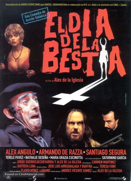 El d&iacute;a de la bestia - Spanish Movie Poster