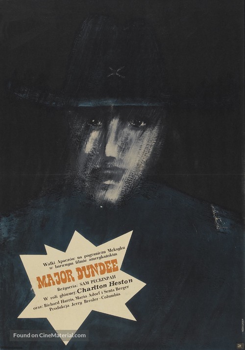Major Dundee - Polish Movie Poster