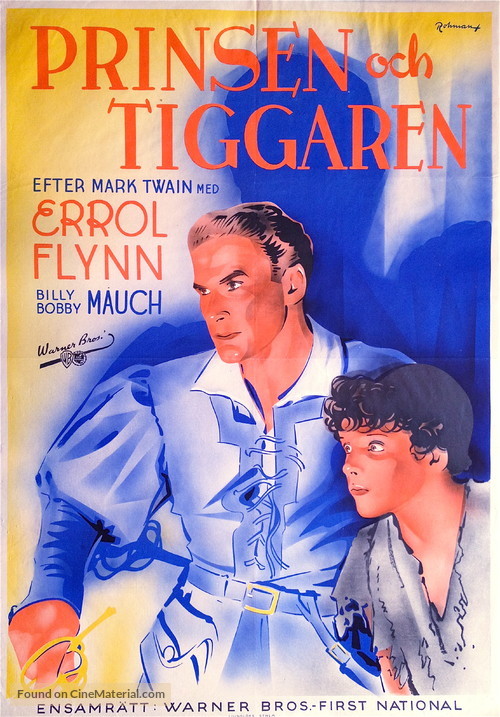 The Prince and the Pauper - Swedish Movie Poster