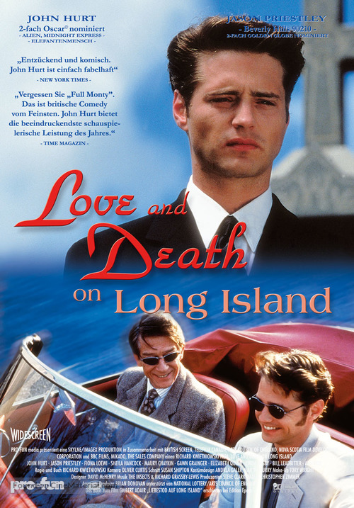 Love and Death on Long Island - German Movie Poster