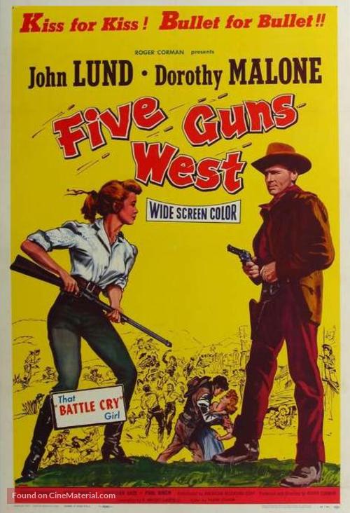 Five Guns West - Movie Poster