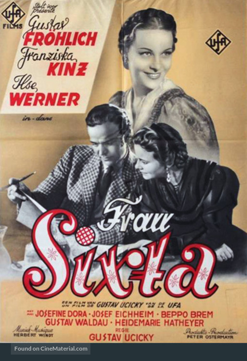 Frau Sixta - German Movie Poster