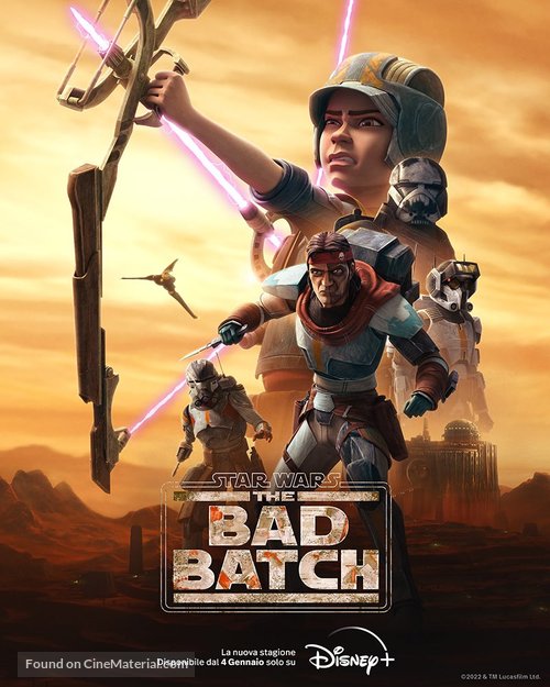 &quot;Star Wars: The Bad Batch&quot; - Italian Movie Poster