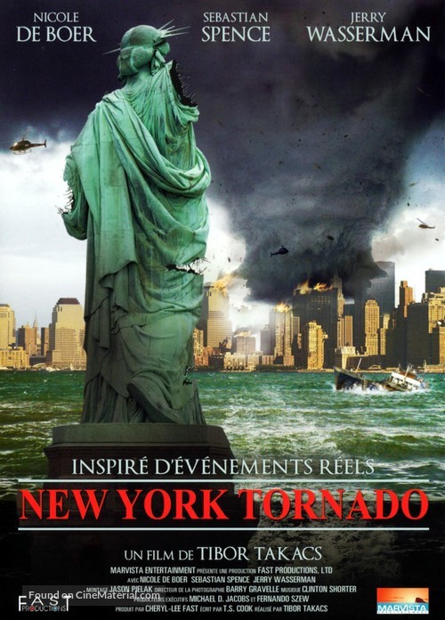 NYC: Tornado Terror - French DVD movie cover