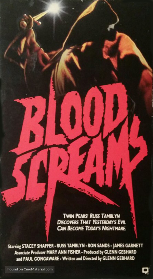 Blood Screams - VHS movie cover