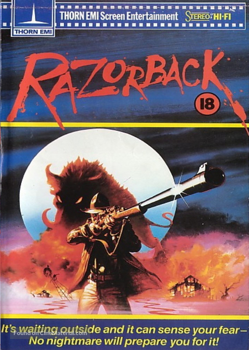 Razorback - Dutch VHS movie cover