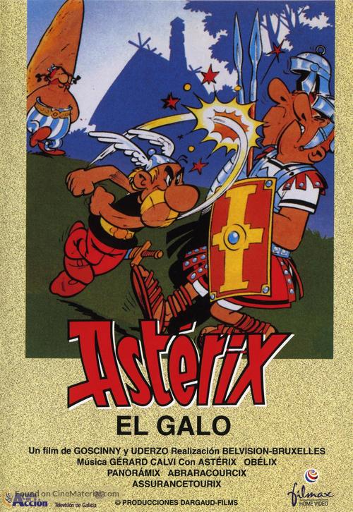 Ast&eacute;rix le Gaulois - Spanish VHS movie cover
