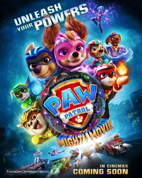 PAW Patrol: The Mighty Movie - British Movie Poster