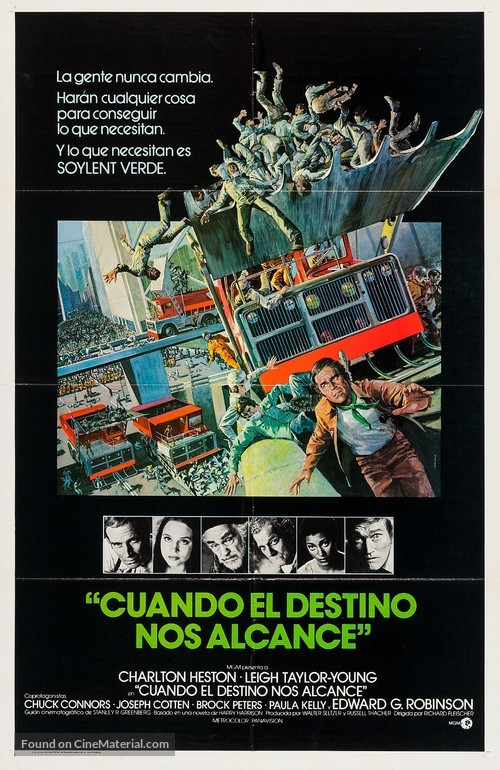 Soylent Green - Puerto Rican Movie Poster