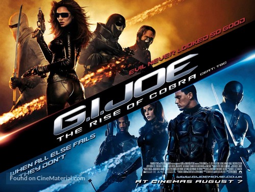 G.I. Joe: The Rise of Cobra - British Movie Poster
