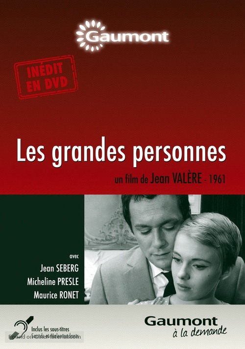 Les grandes personnes - French DVD movie cover