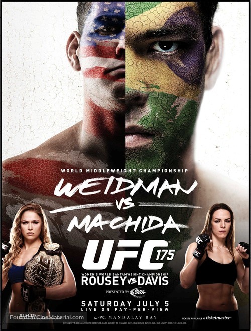 UFC 175: Weidman vs. Machida - Movie Poster