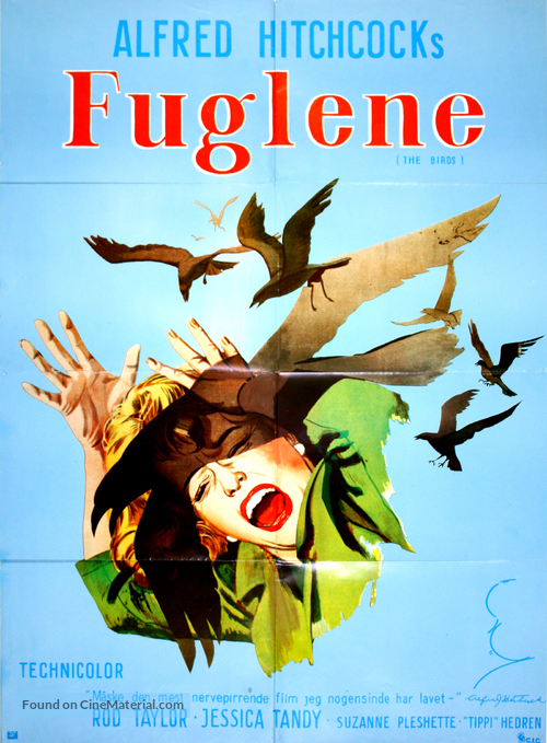 The Birds - Danish Movie Poster