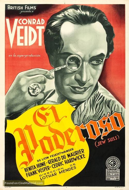 Jew S&uuml;ss - Argentinian Movie Poster