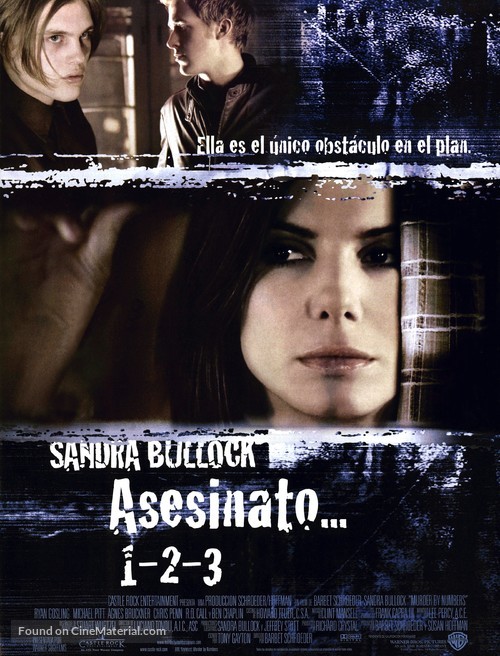 Murder by Numbers - Spanish Movie Poster