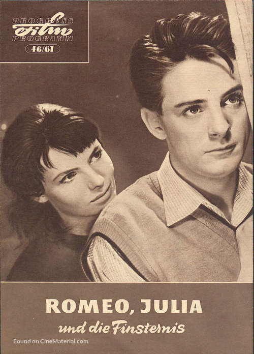 Romeo, Julia a tma - German poster