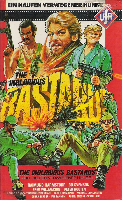 Quel maledetto treno blindato - German VHS movie cover