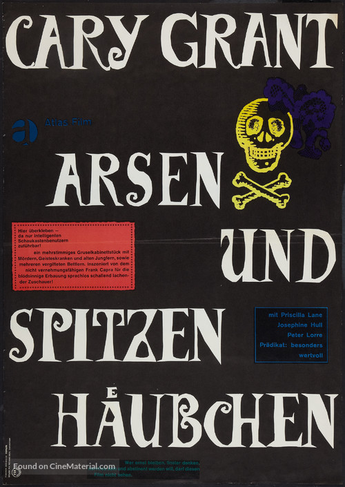 Arsenic and Old Lace - German Movie Poster