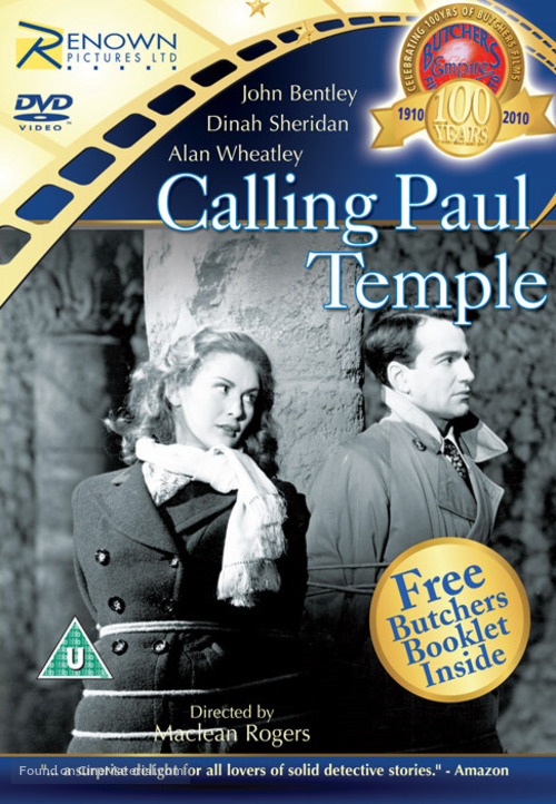 Calling Paul Temple - British DVD movie cover