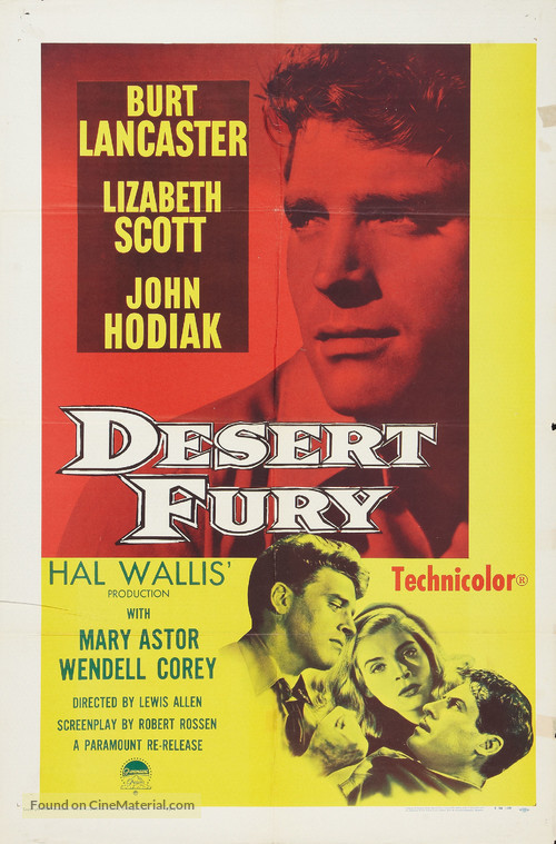 Desert Fury - Movie Poster